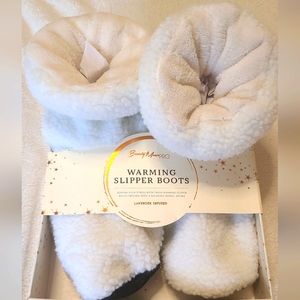 Warming slipper boots